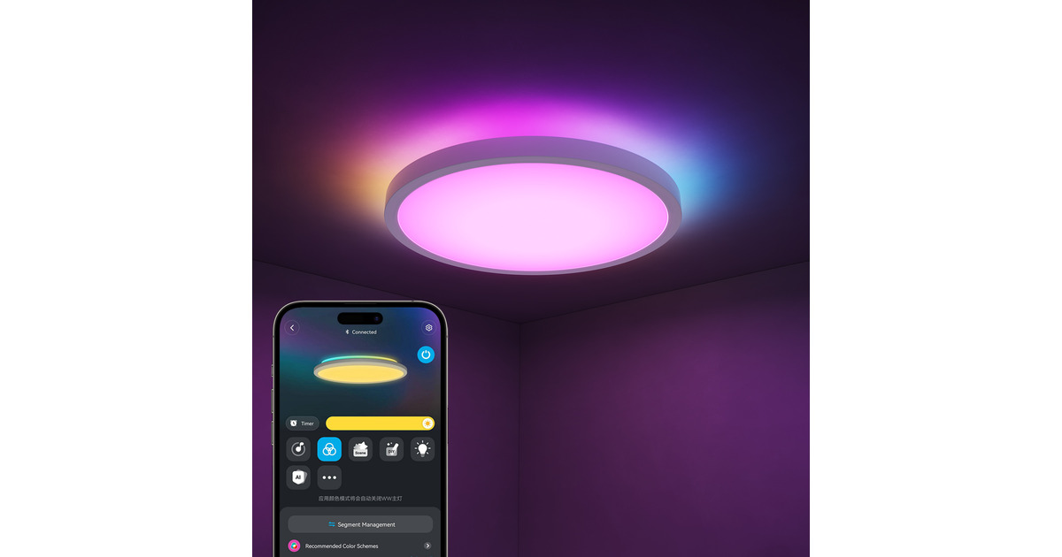 GoveeCeiling Light lamp  (Wit, Ø 30 cm)