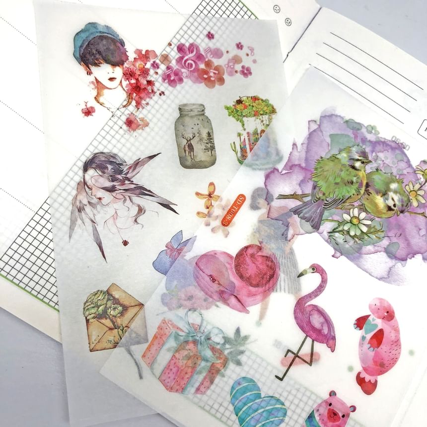 Jun's Journal - Sticker (verschillende ontwerpen)