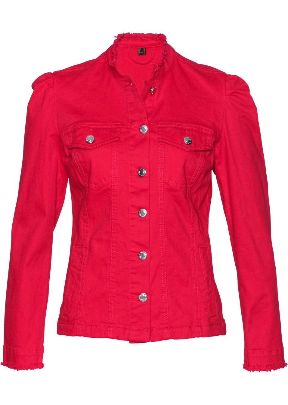 Veste avec manches légèrement bouffantes