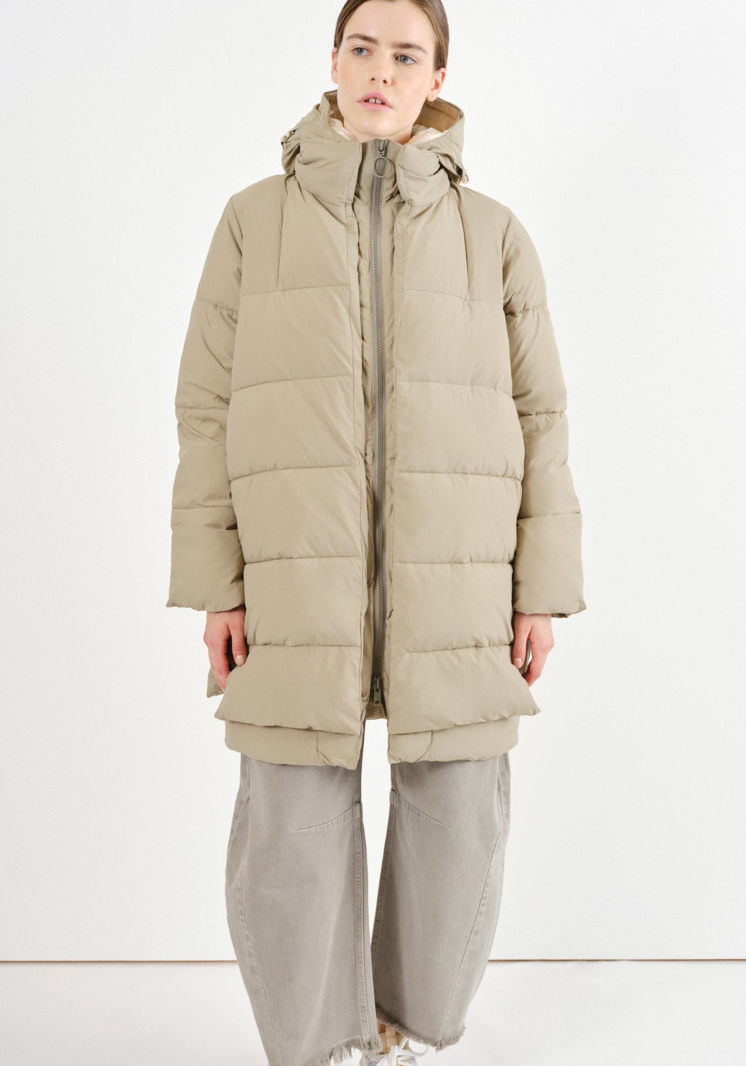 Embassy of Bricks and Logs Puffer-Jacke Fargo Pale Olive
