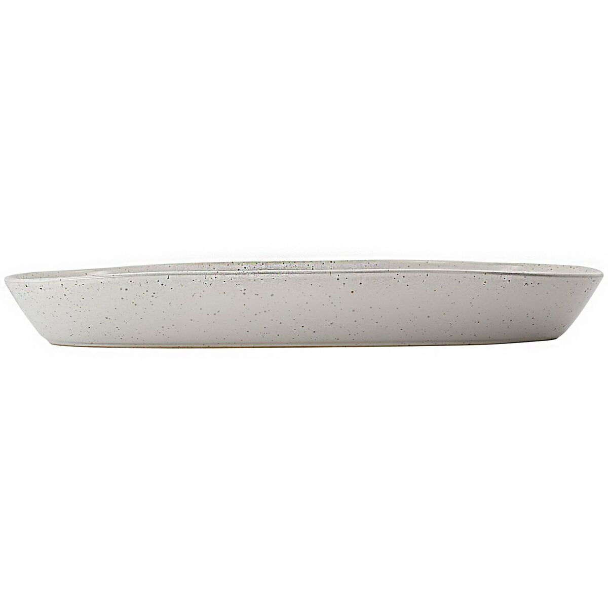 Pion serveringsfat, 38 x 19 cm, hvit/grå