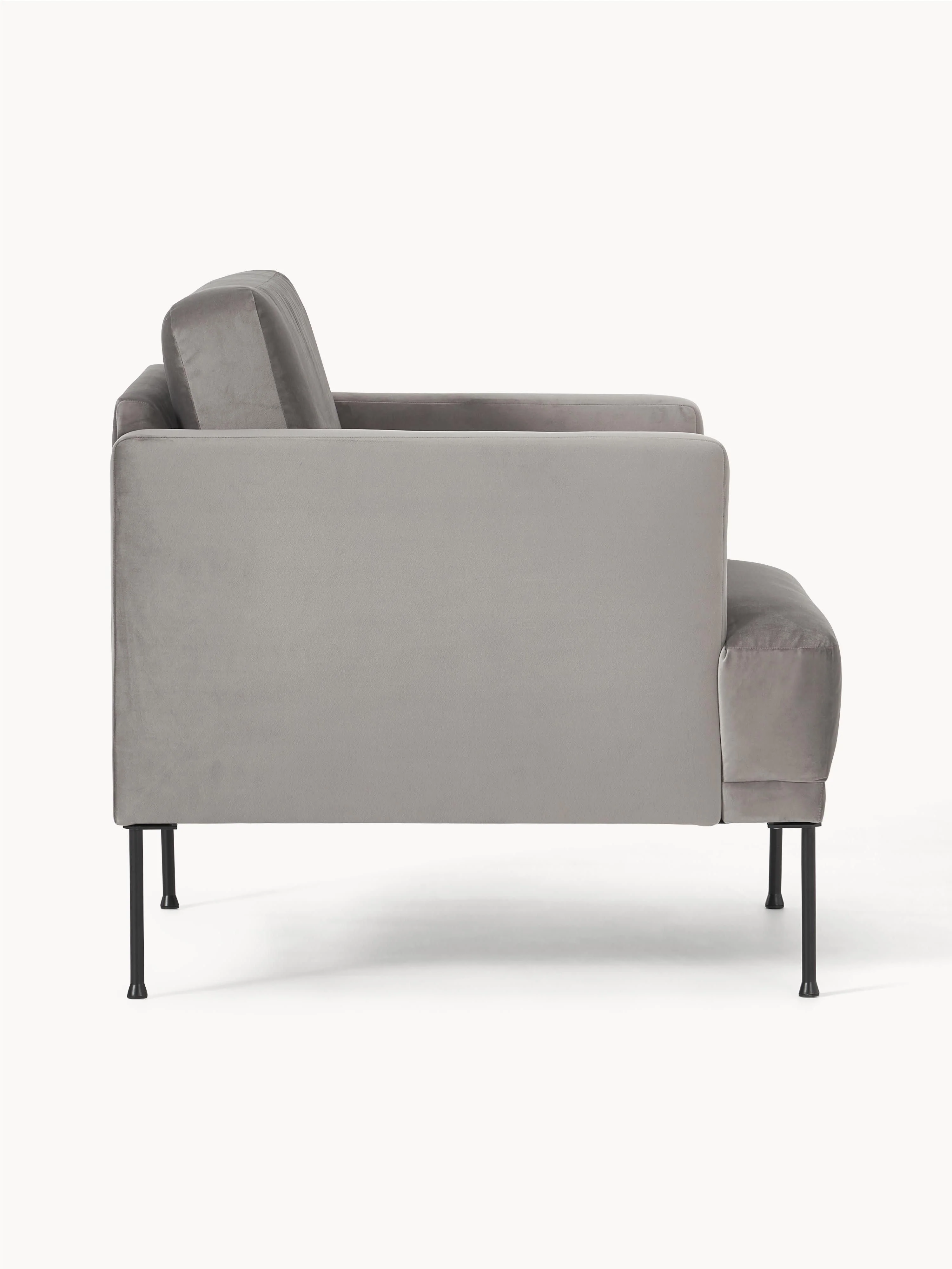 Fluwelen fauteuil Fluente