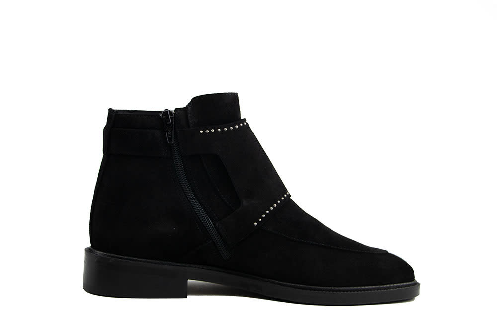 Pertini Enkellaars Black Faraon Studs