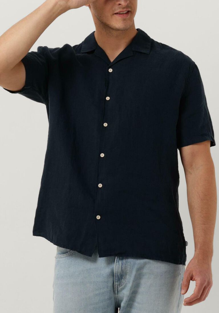 donkerblauwe the goodpeople casual overhemd sun