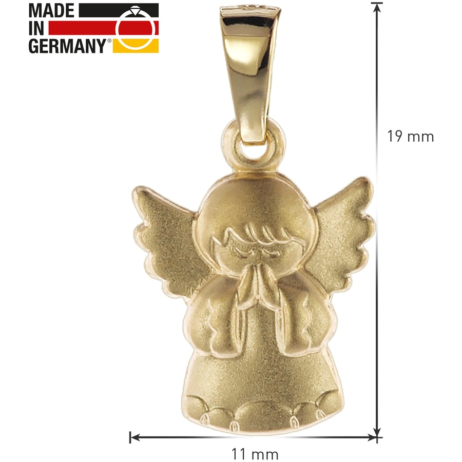trendor Kinder Anhänger Engel Gold 585 gold