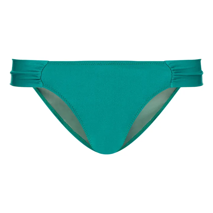 Alma Deia Bas de mailllot de bain drapé | Vert émeraude