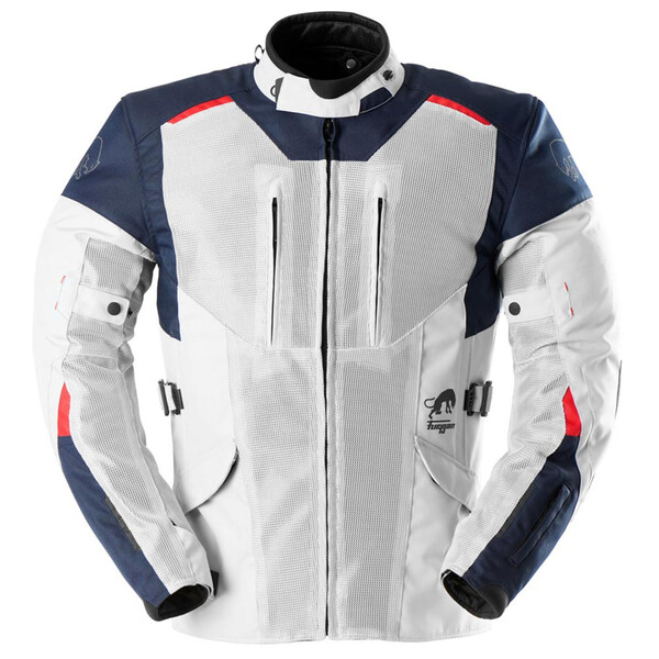 Furygan - Veste Brooks Vented+ Bleu / Gris Clair / Rouge