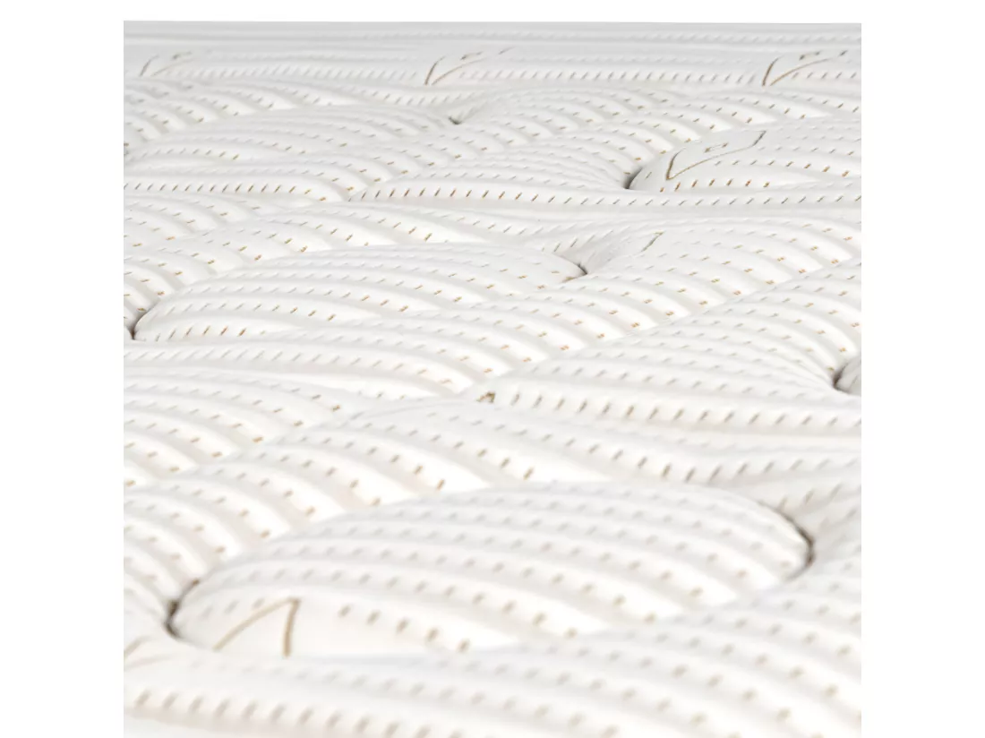Matelas 160X200 extradoux 7 zones à mémoire de forme 21 cm - Toscana Deluxe - équilibré - Literie confort