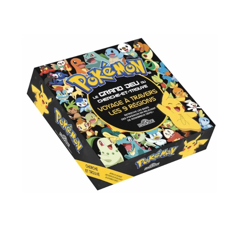 Pokemon - Le Grand Jeu du cherche-et-trouve - Voyage à travers les 9 Régions