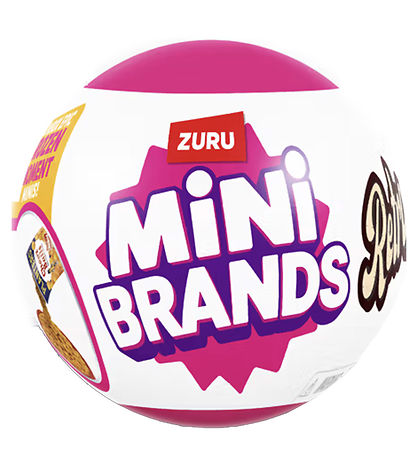 5 Surprise Kugel m. Überraschung - Mini Brands - Retro