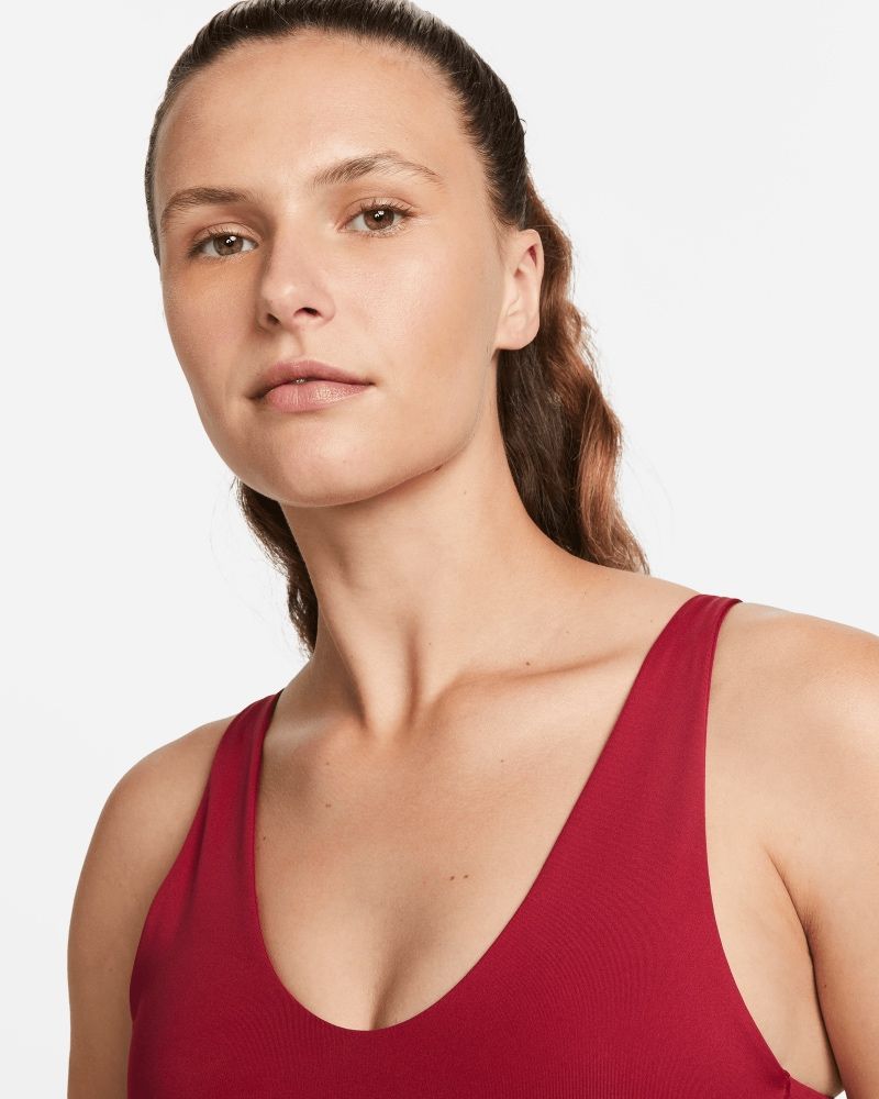 Brassière Nike Indy Rouge pour femme