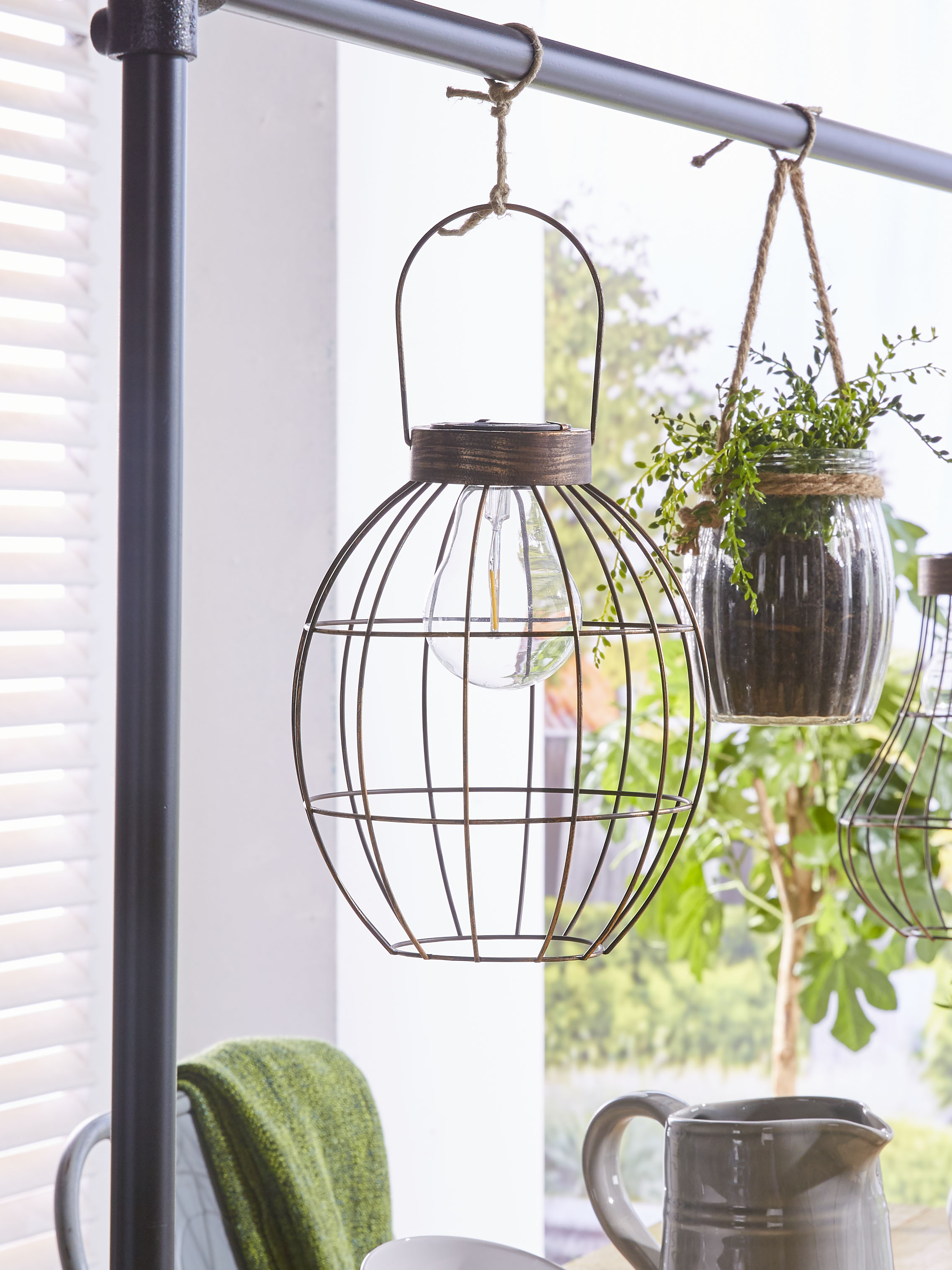 Luxform Sheffield solar decoratieve hanglamp