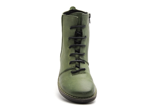 Chacal boots bottine plates femme 6014 vert