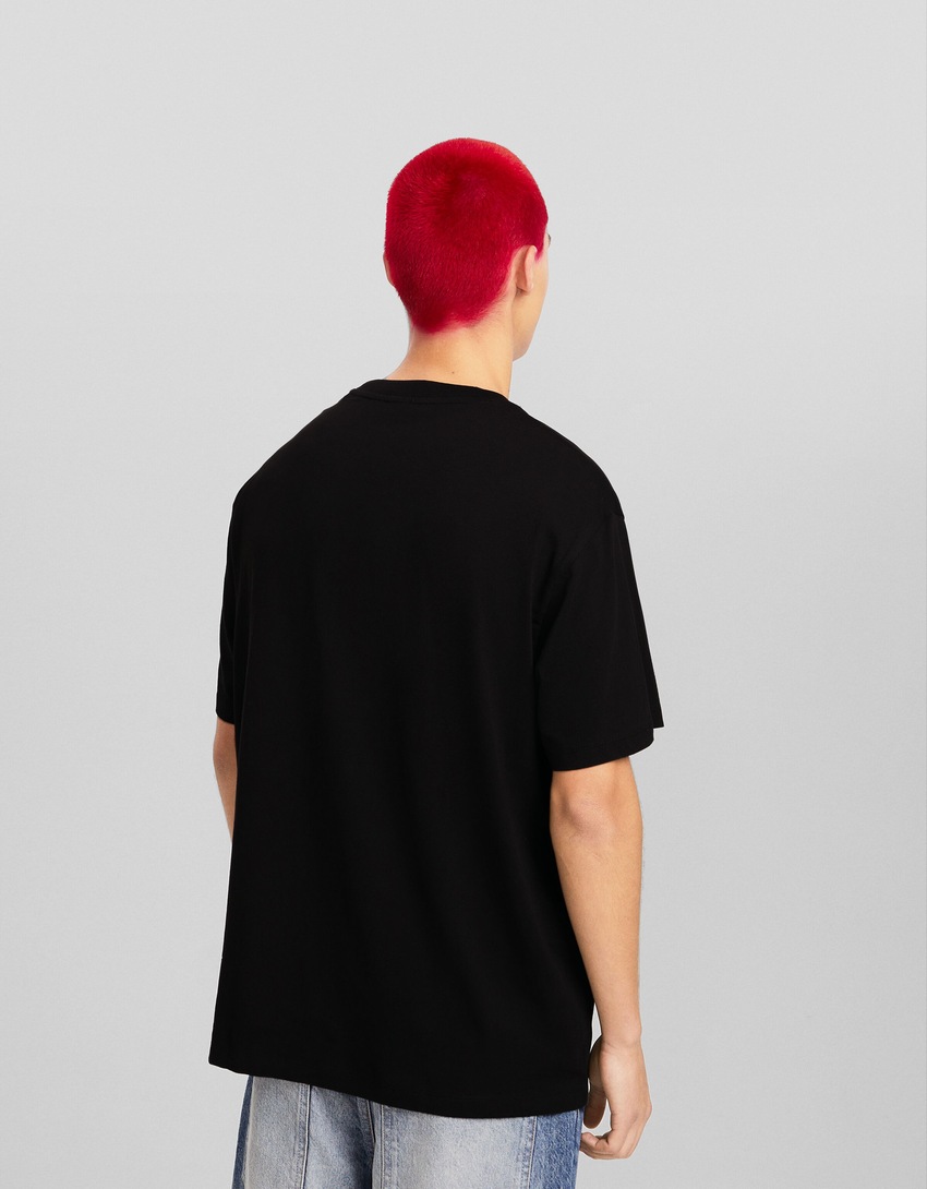 Pacote com 2 camisetas de corte reto