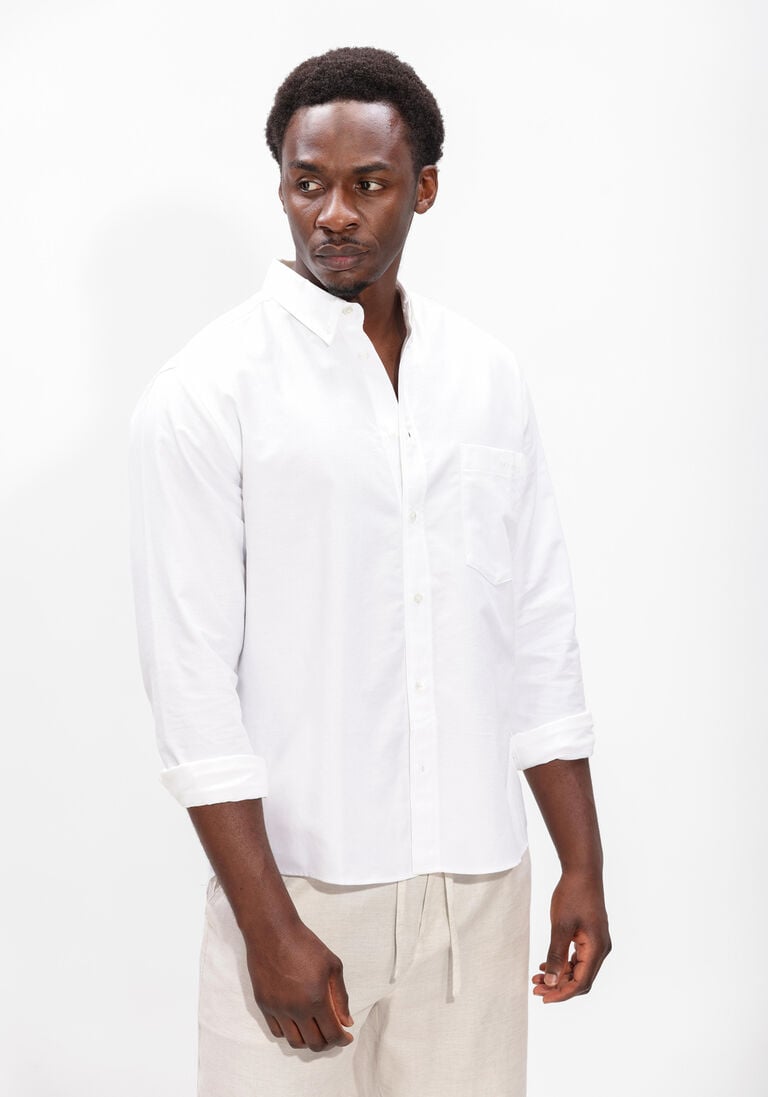 witte isabel marant casual overhemd jasolo shirt