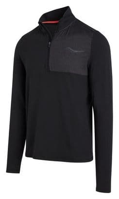 Haut 1/2 Zip Saucony Sunday Run Noir Homme