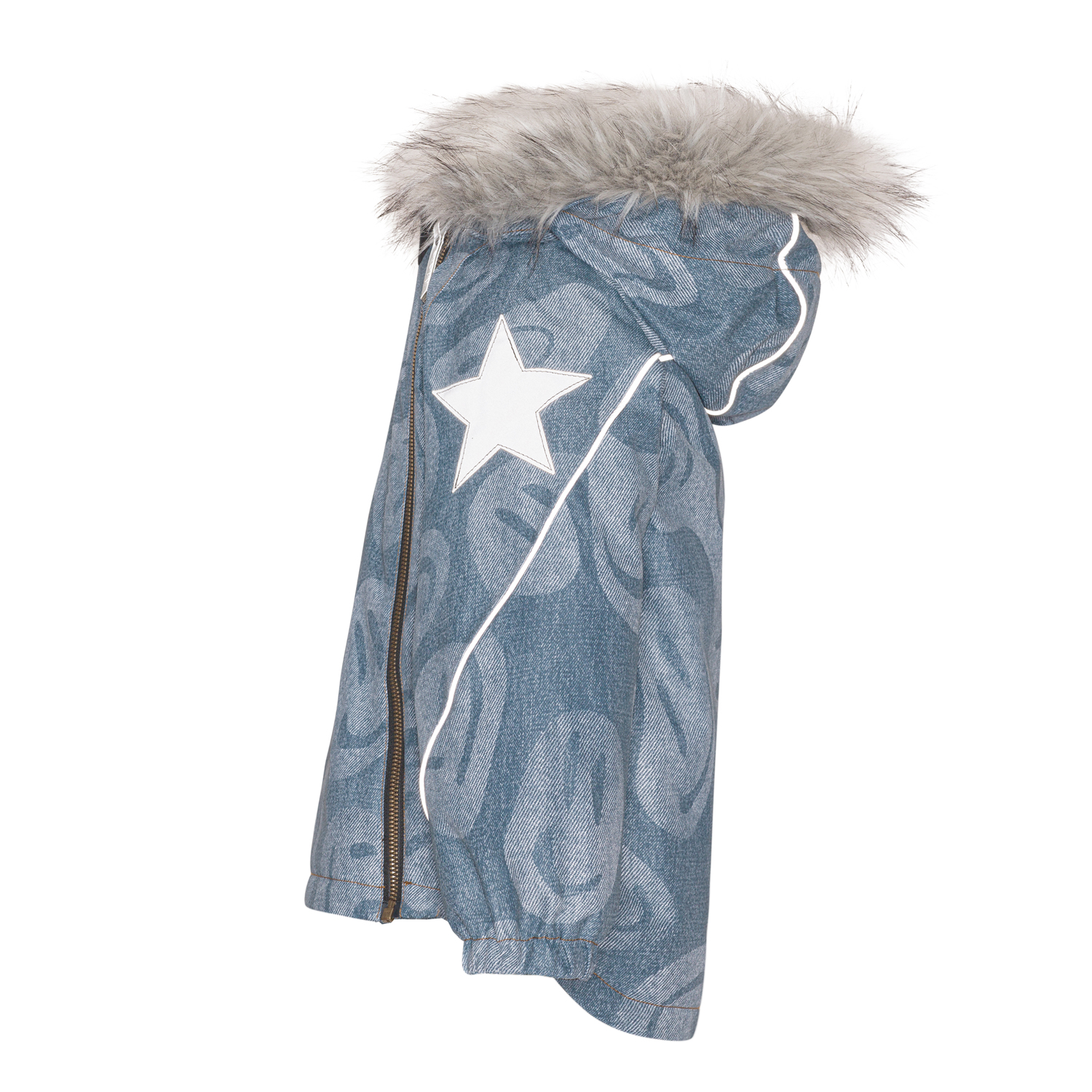 Hopla Fur - Denim Swirley
