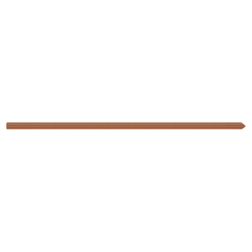 Tuinpaal vierkant Azobe hardhout ca. 6,5 x 6,5 cm, lengte ca. 270 cm