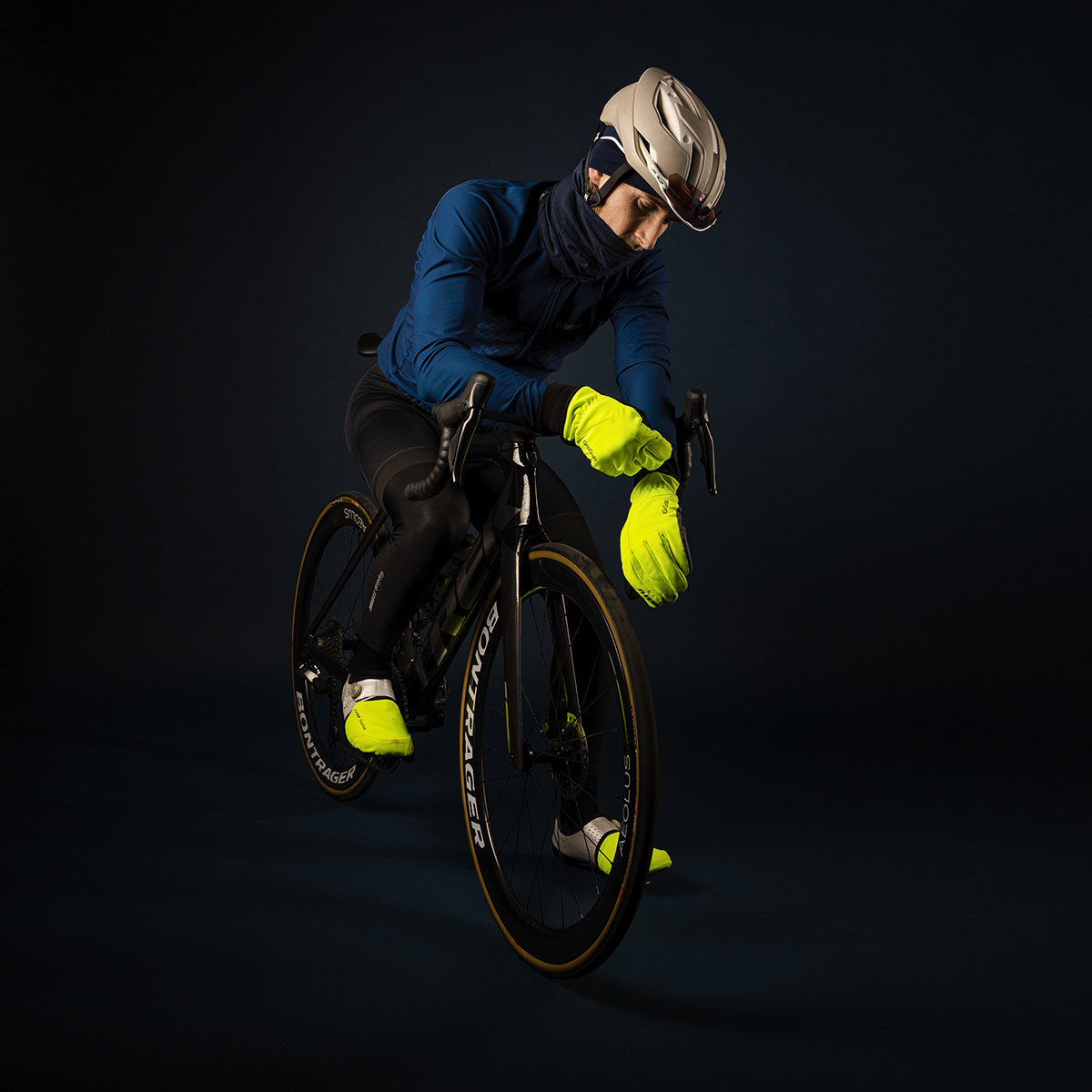 GripGrab Windster 2 Windproof Winter Fietshandschoenen Hi-Vis Geel