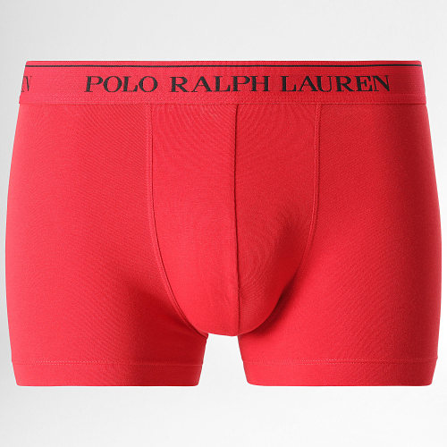 Lot De 3 Boxers Blanc Rouge Bleu Marine