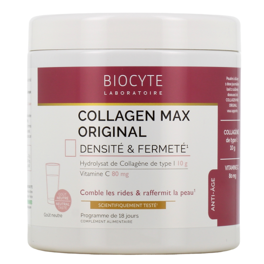 Biocyte Collagen Max Original : collagène en poudre - Action anti âgé