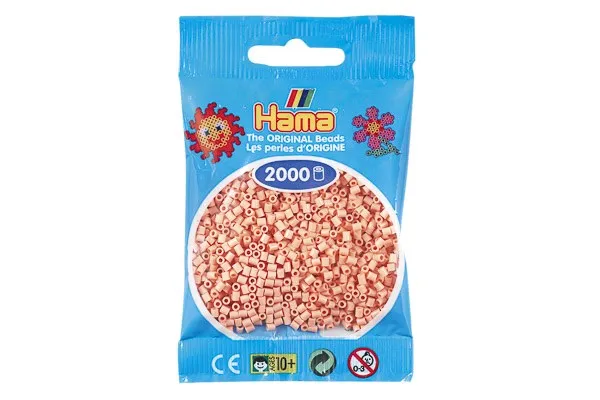 Hama mini perler 2000 stk. mat rosa