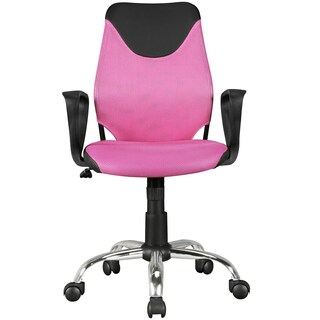 Drehstuhl pink/ schwarz