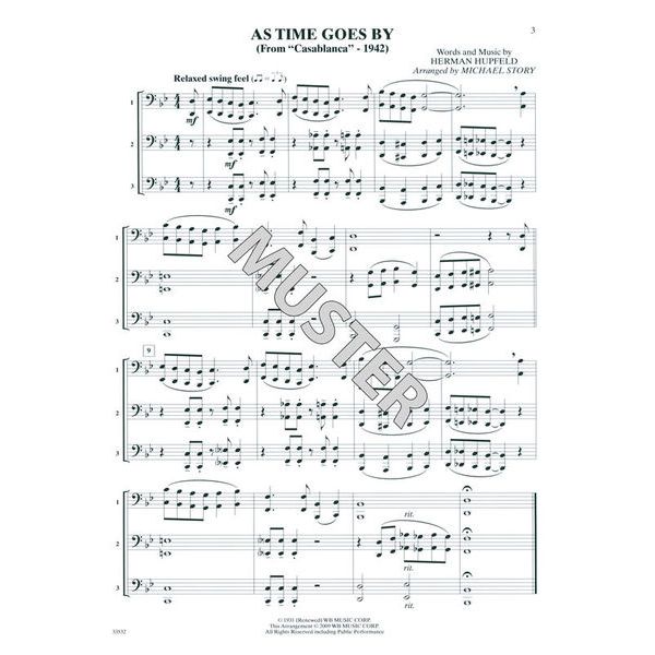 Alfred Music Publishing Movie Trios For All Tromb.