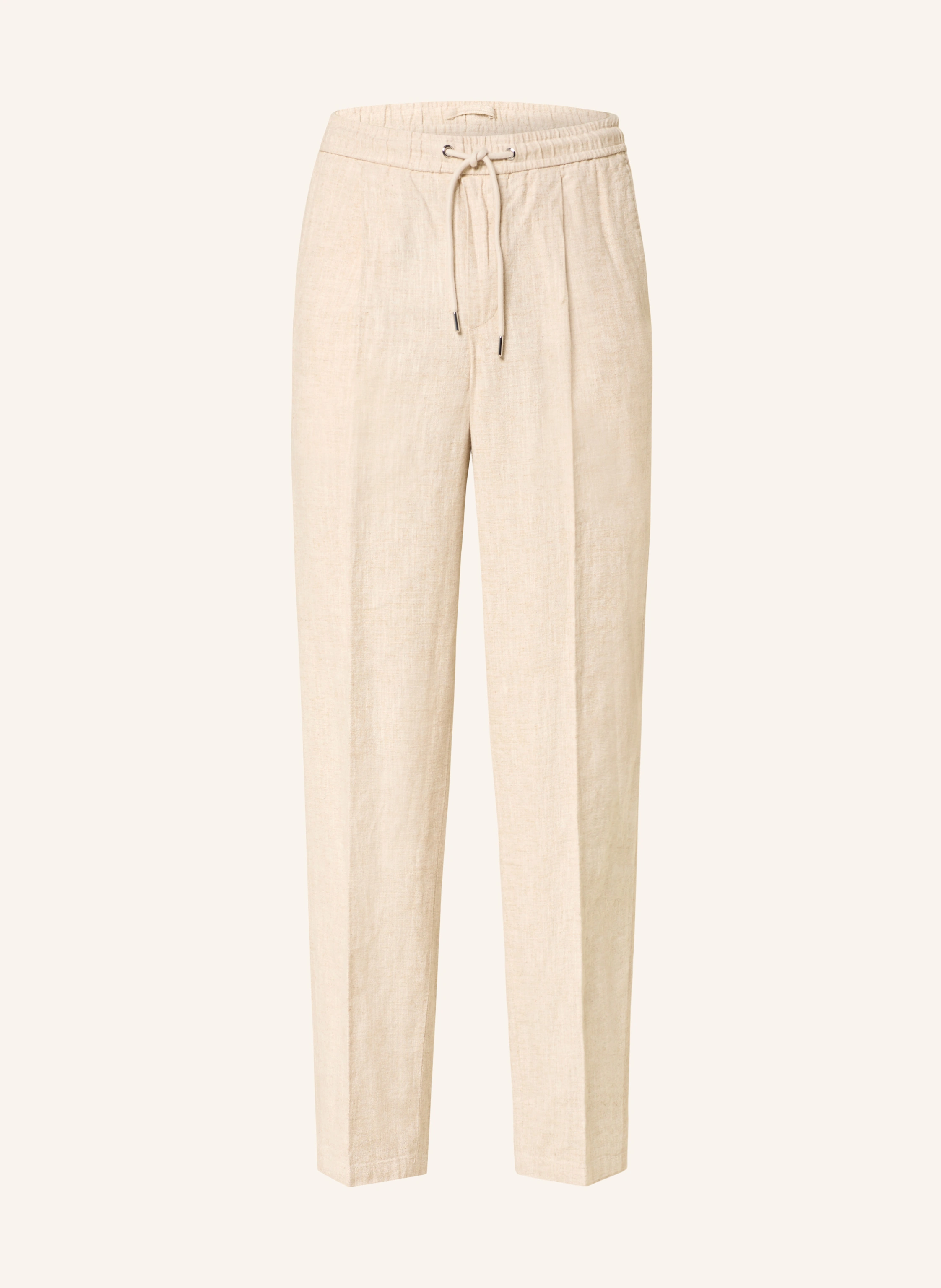 PROFUOMO Hose im Jogging-Stil Loose Fit mit Leinen