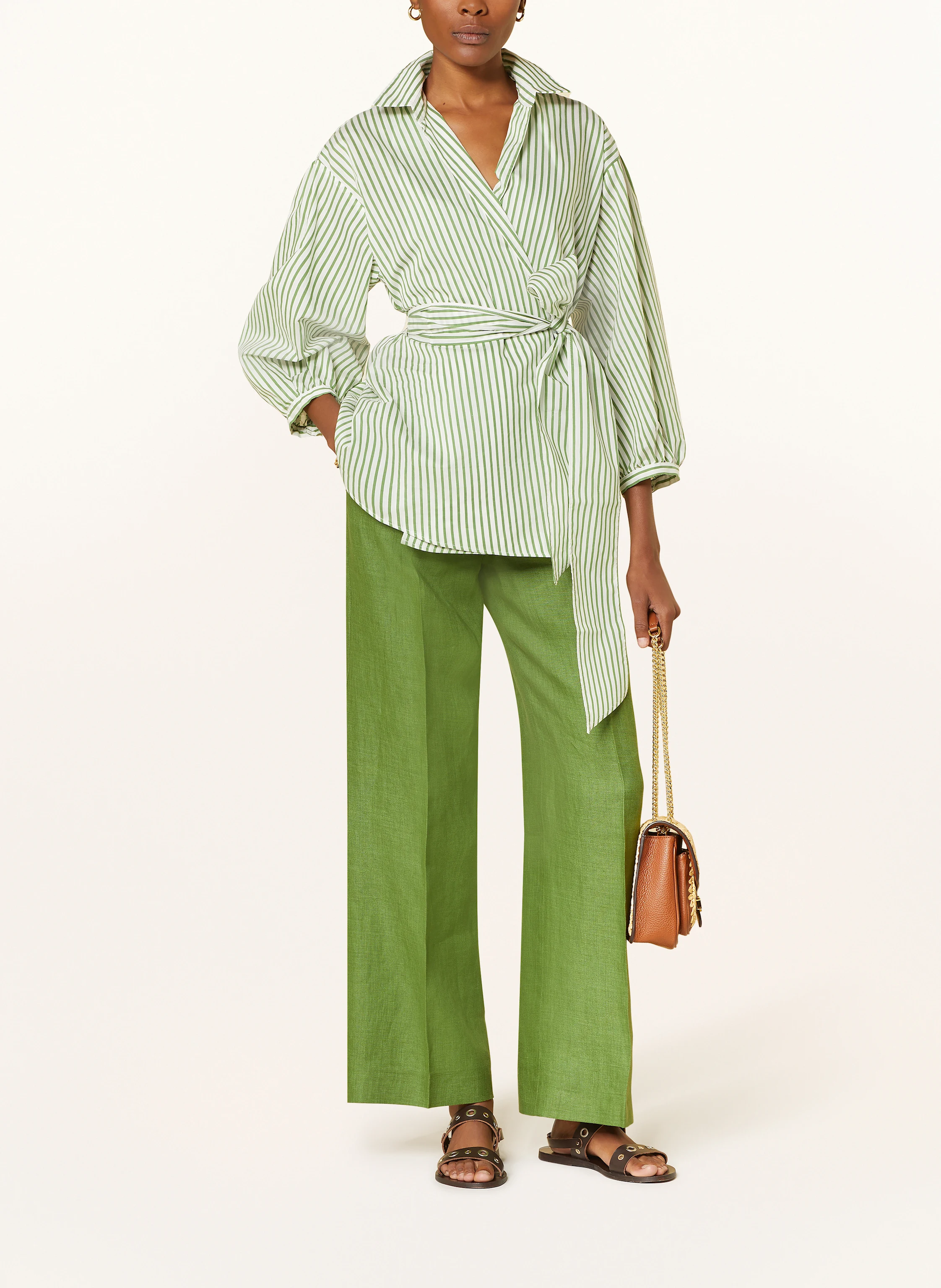 WEEKEND Max Mara Bluse CECI in Wickeloptik mit 3/4-Arm