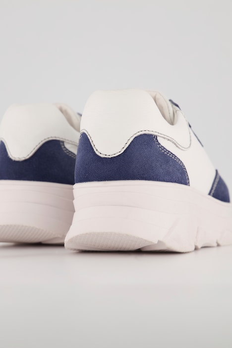Leder-Sneaker, Chunky-Sohle, Weite H