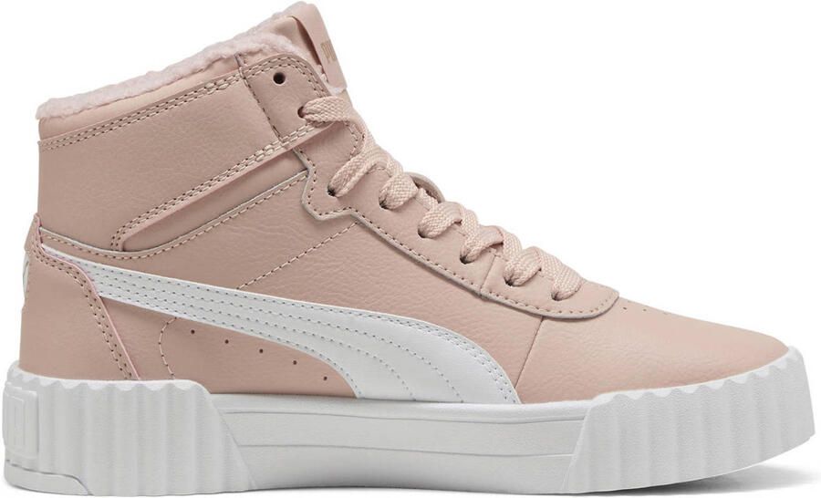 Puma Carina 3.0 Mid WTR sneakers lichtroze wit
