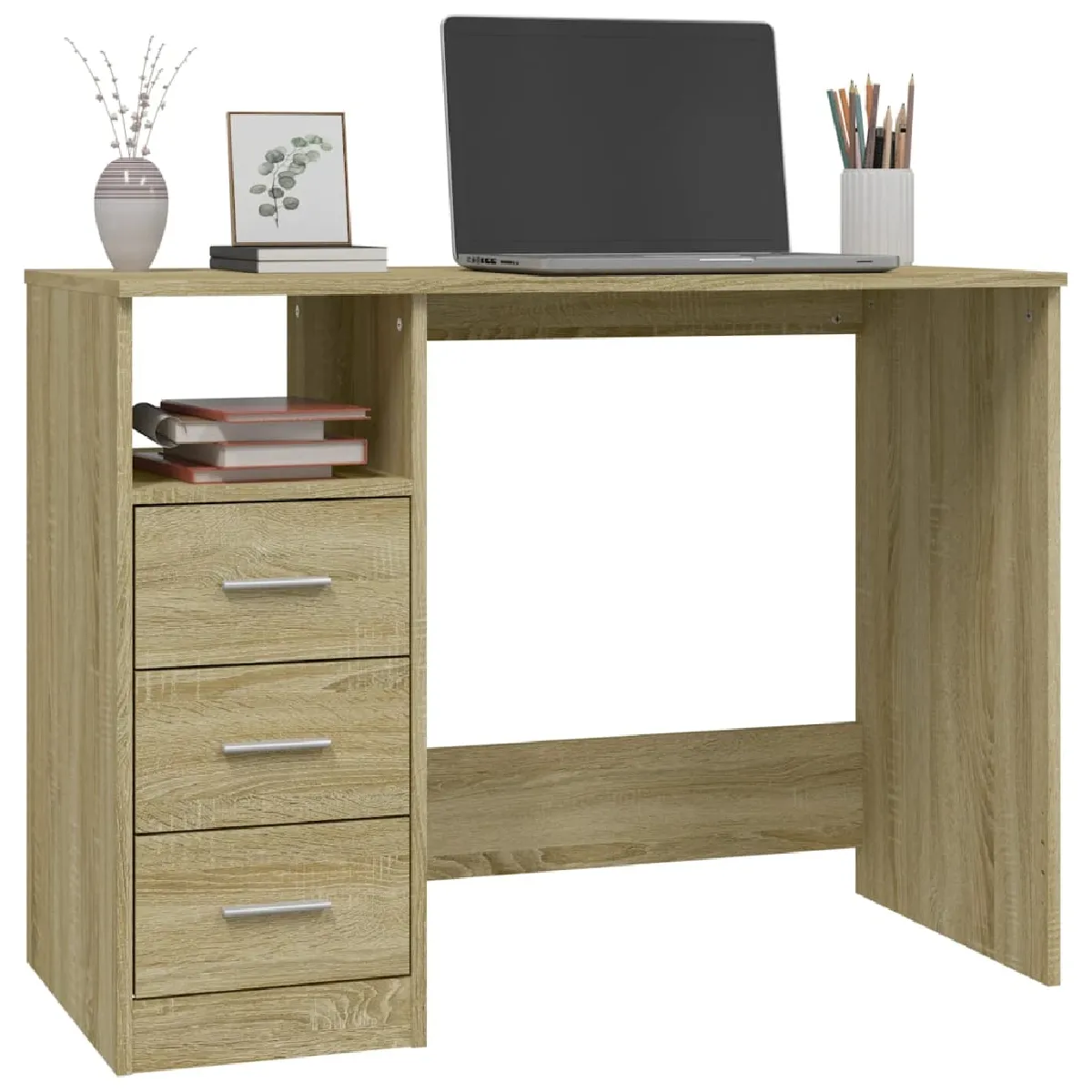 Vidaxl Bureau chêne sonoma