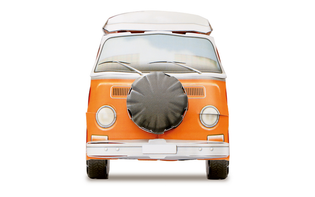 Franzis VW Bulli T2 Papier-Wohnmobil im Maßstab 1:18 inkl. Begleitbuch