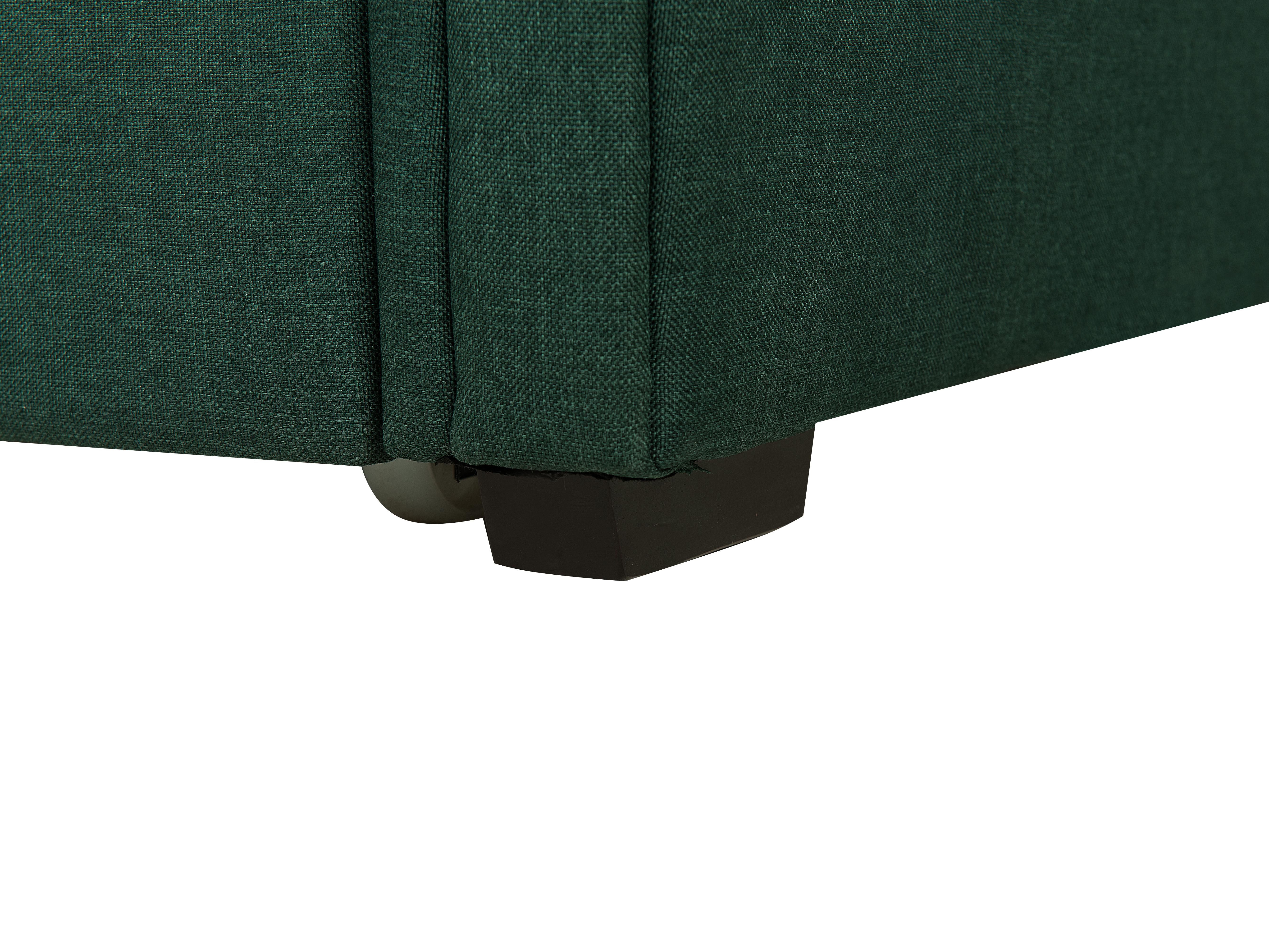 Onderschuifbed Stof LIBOURNE 80 x 200 cm Donkergroen