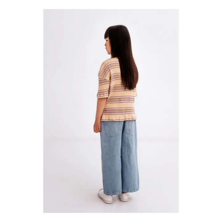 Repose AMS Jean Coton Recyclé Culotte | Bleu ciel