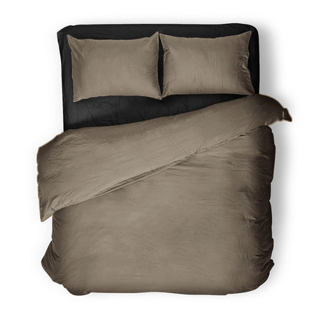 Dekbedovertrek Luxury Satin -Truffel