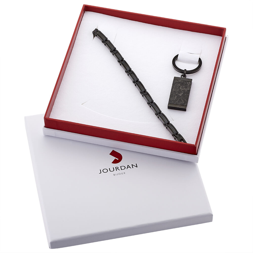 Bracelet Sheron Acier Noir