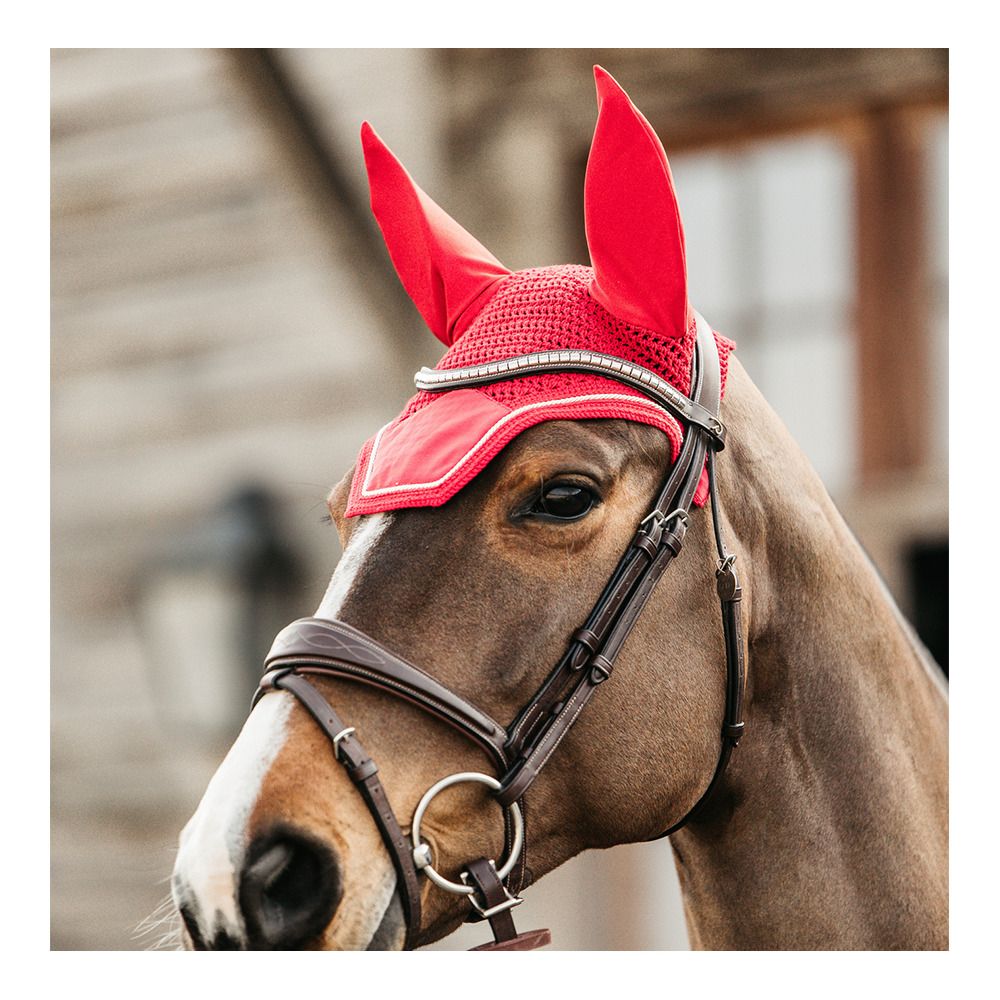 Kentucky WELLINGTON VELVET - Bonnet anti-mouches rouge