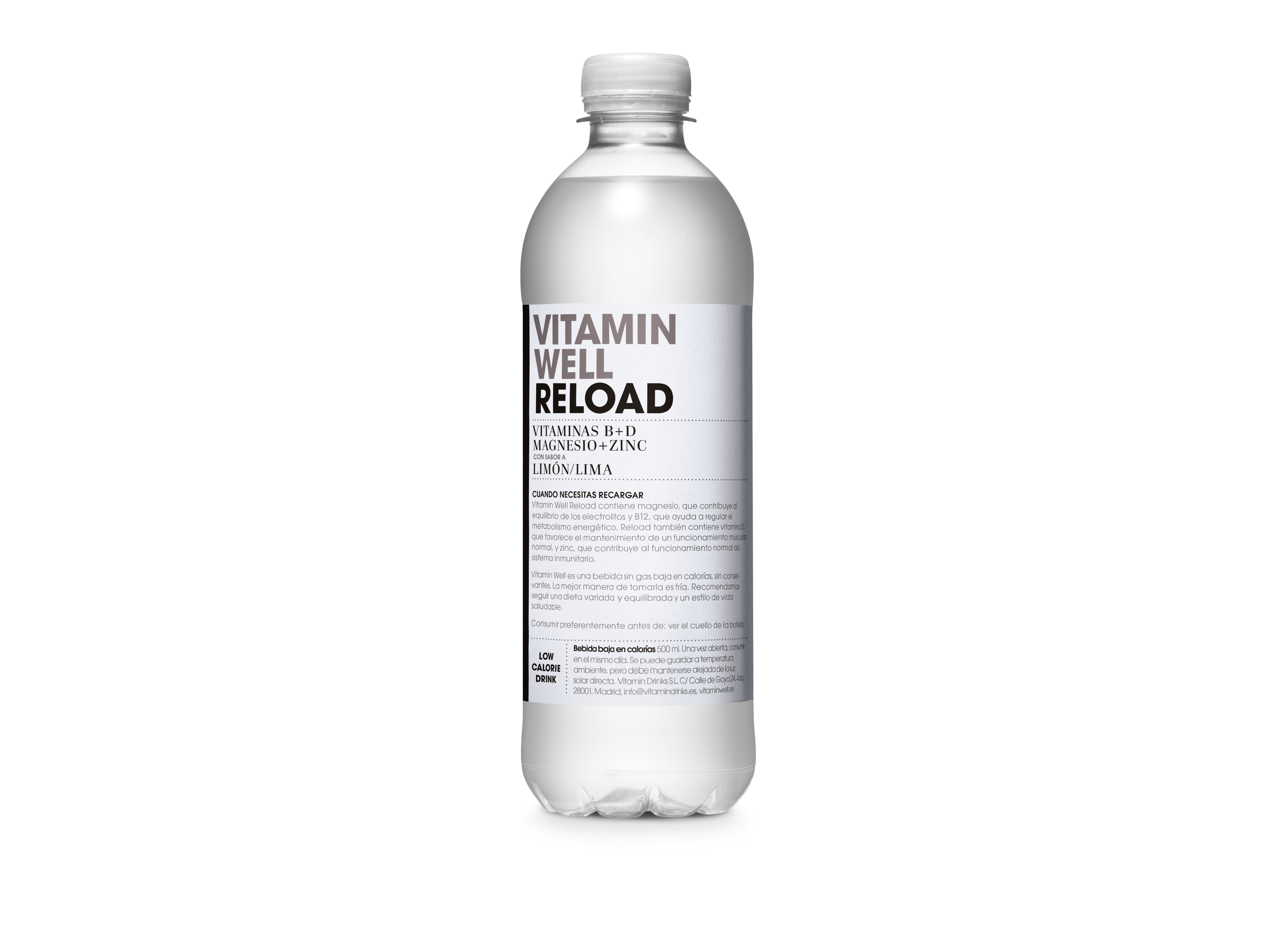BEBIDA ISOTÓNICA VITAMIN WELL RELOAD LIMA/ LIMÃO 500ML