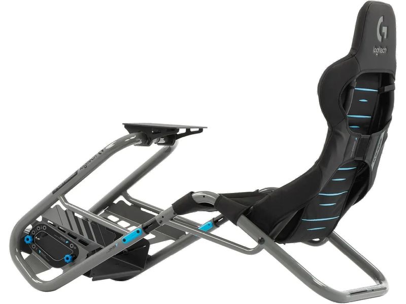 Playseat Trophy – Logitech G Edition Grau/Schwarz Bequemer Gaming-Stuhl mit robustem Design