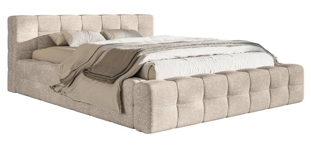 Selsey Design Tilly bedframe chenille met opbergvak 140 x 200 cm