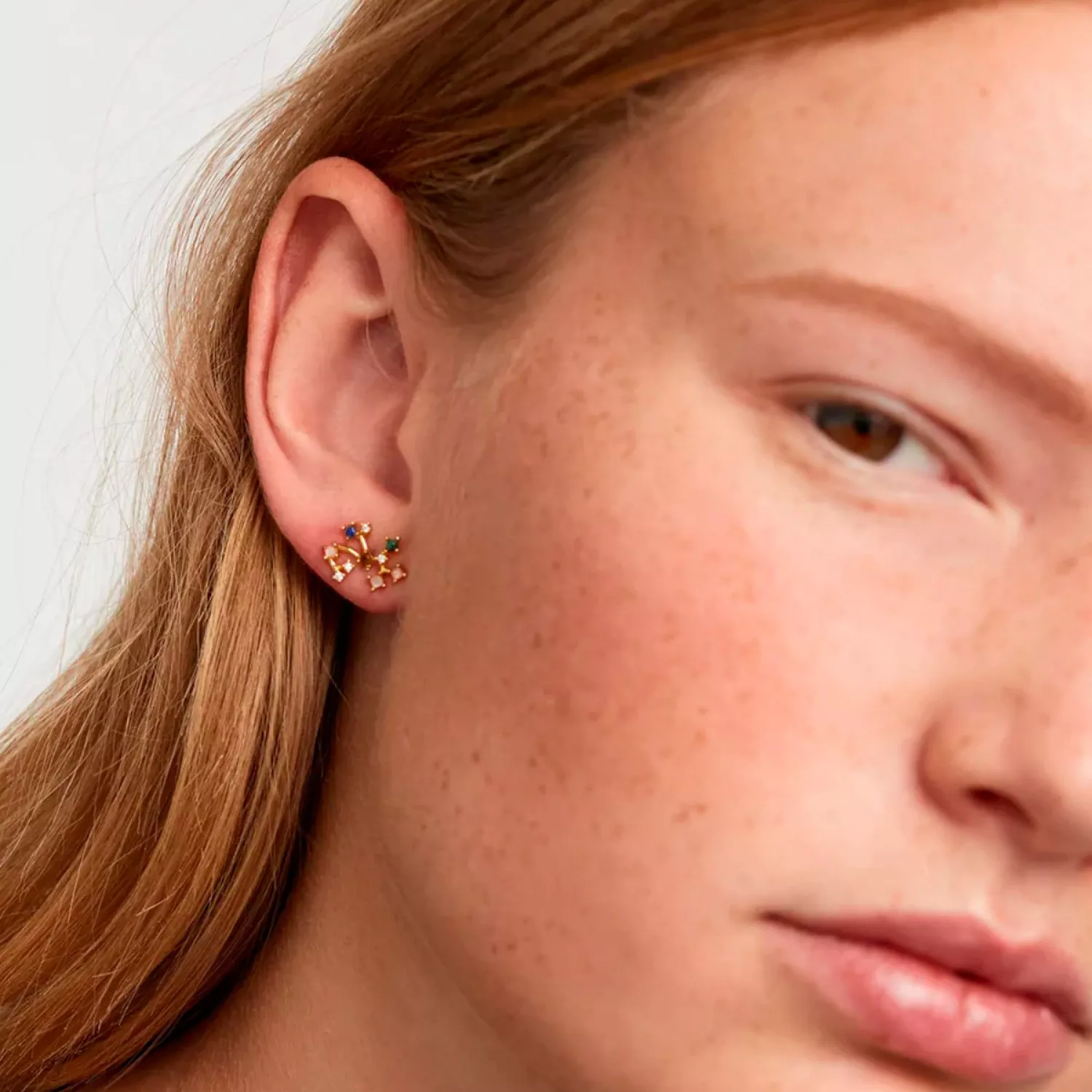 PDPAOLA Sagittarius Øreringe 18 kt. Forgyldt Sølv AR01-412-U