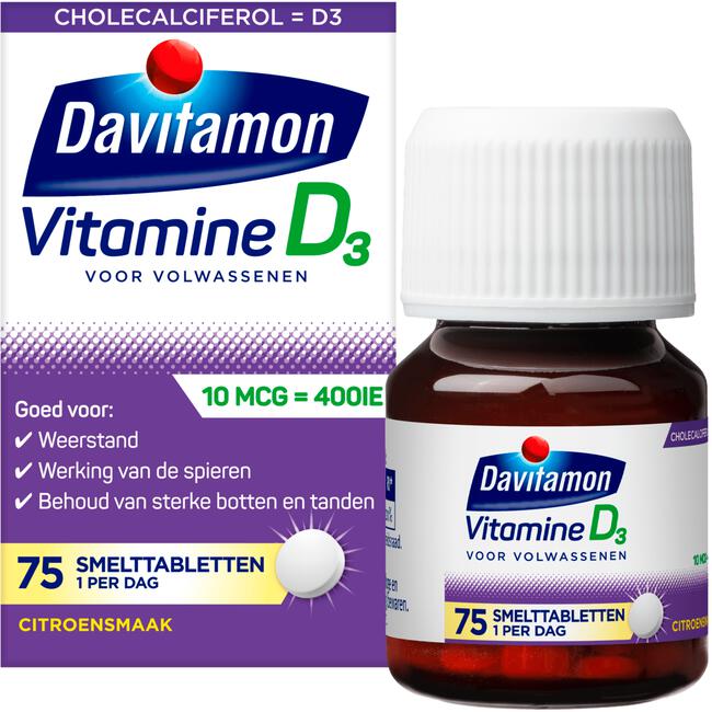 Davitamon Vitamine D Smelttabletten