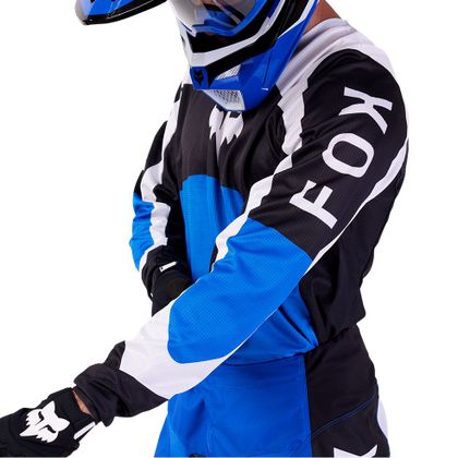 Maillot cross Fox 180 - NITRO 2024 - Bleu