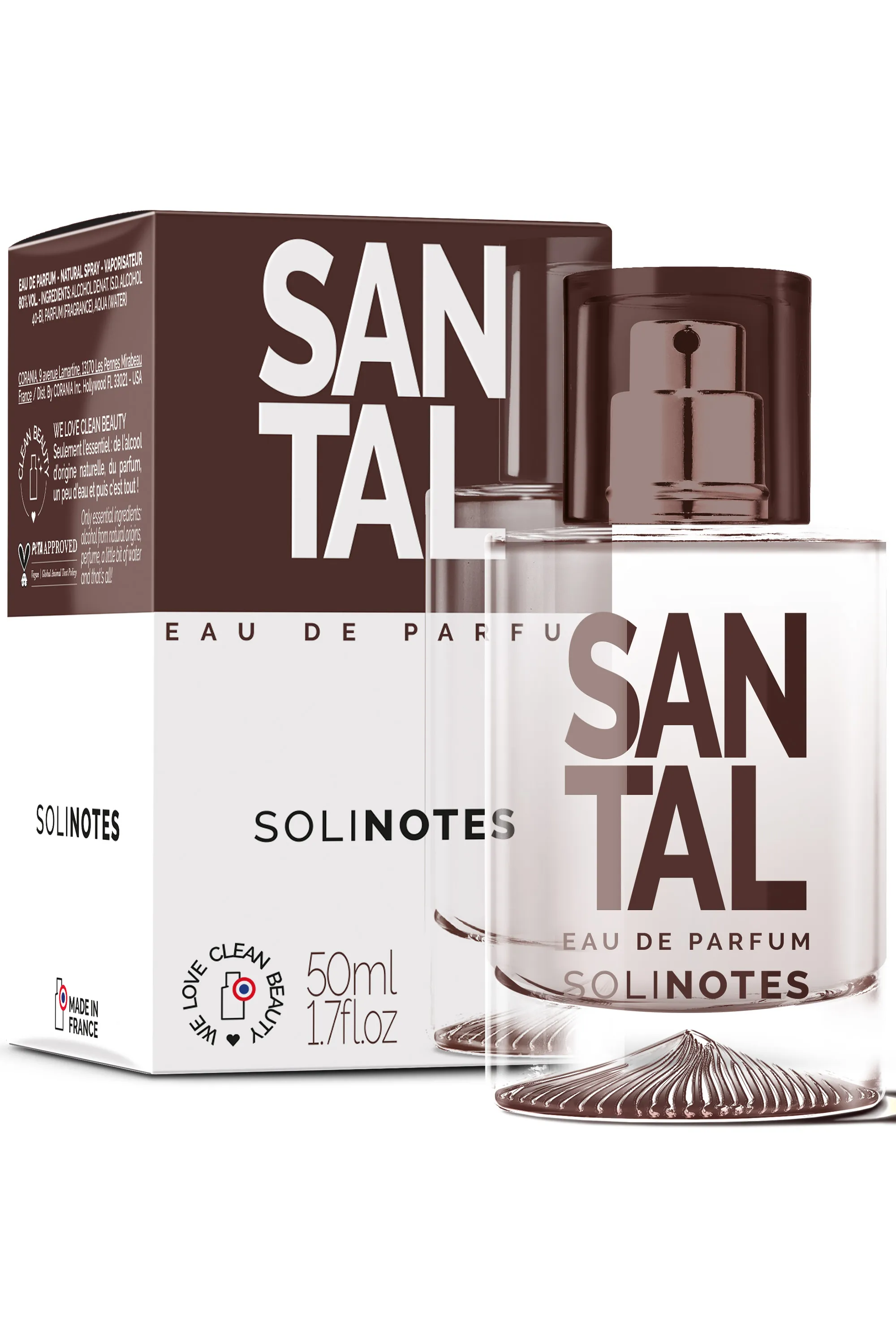 Solinotes Eau de parfum Santal-50 ml