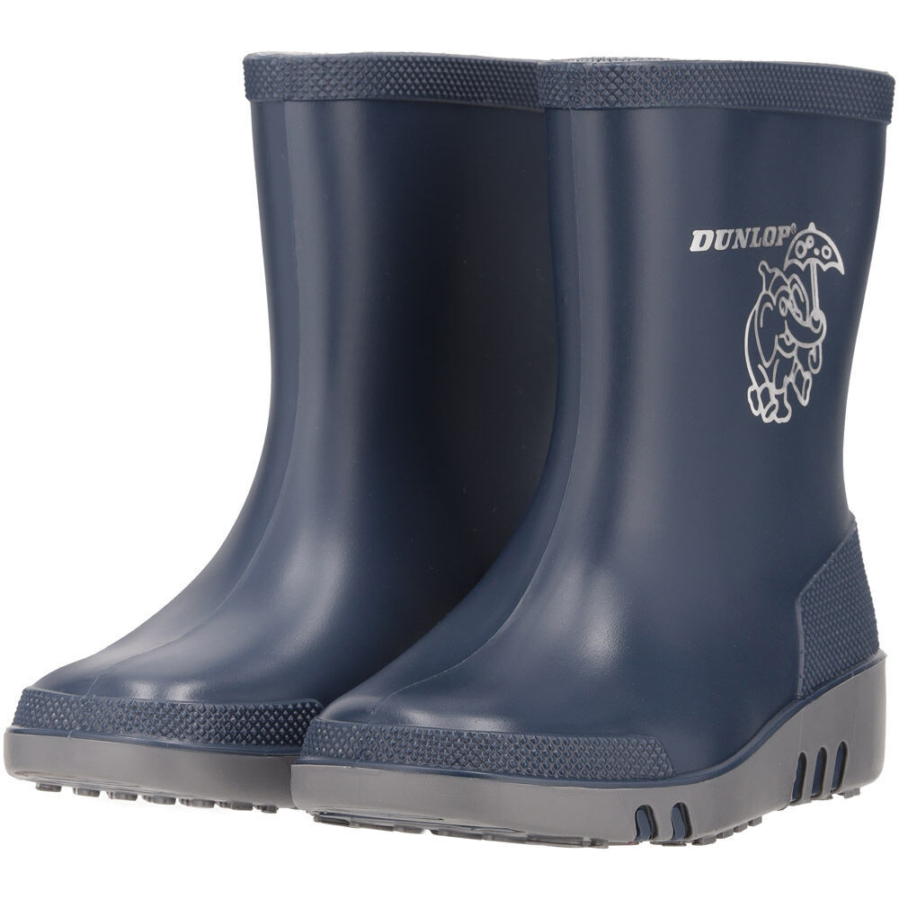 Dunlop Mini K151710 -  Regenlaarzen jongens - Kinderlaarzen - Blauw - 21
