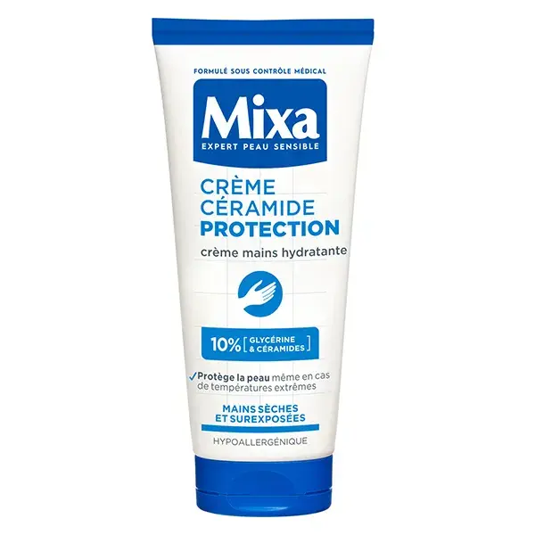 Creme hidratante para as mãos Mixa com glicerina e ceramidas 100 ml
