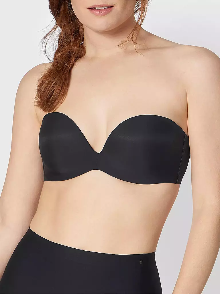 TRIUMPH BH trägerlos STEPY SOFT black schwarz