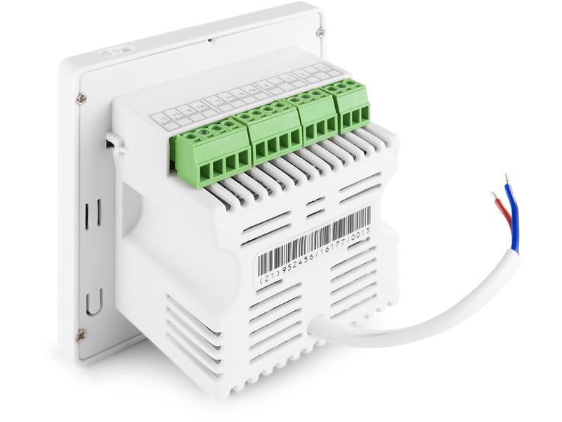 Power Dynamics Verstärker Pro Powerline A100W 4x 20W, Weiss Einbau-Audio System mit Bluetooth und MP3-Player (USB und SD-Karte), für 4 Lautsprecher